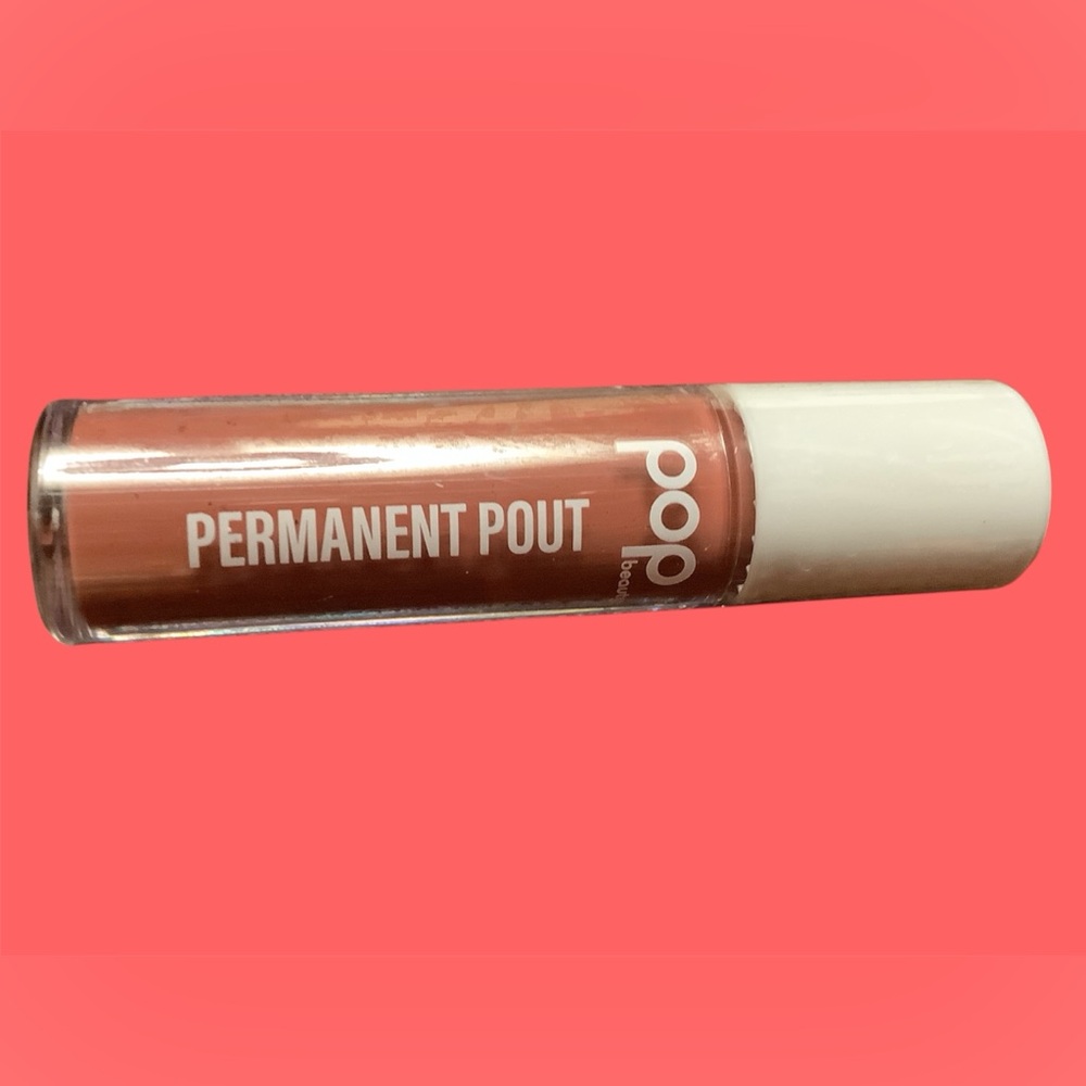 POP Beauty Permanent Pout - RACY ROSE - travel size liquid lip color. NEW